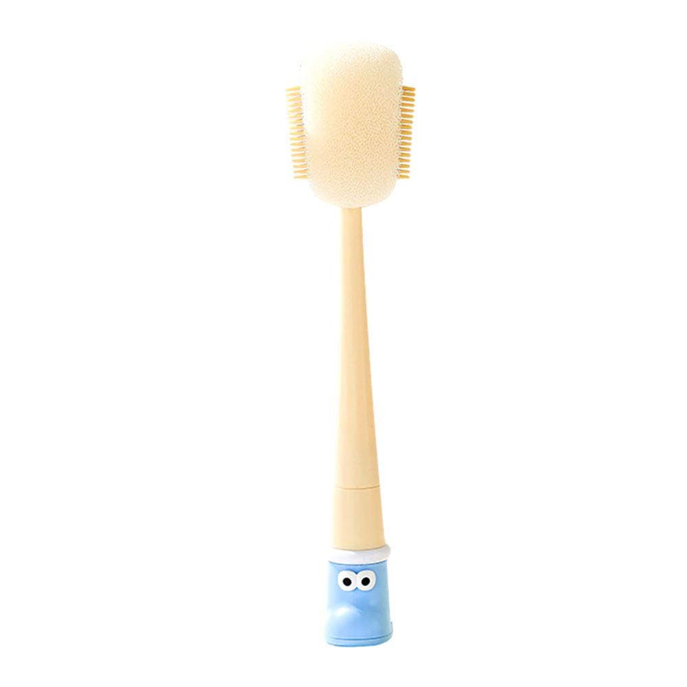 Long Handle Bottle Cleaner Gap Brush for Bottles Flexible Silicone Cup Bottle Brush Set 360 Degree Clean for Narrow for Easy