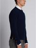 TB Jesień/Zima Unisex Sweter Dzianinowy z Okrągłym Dekoltem i Trzema Guzikami