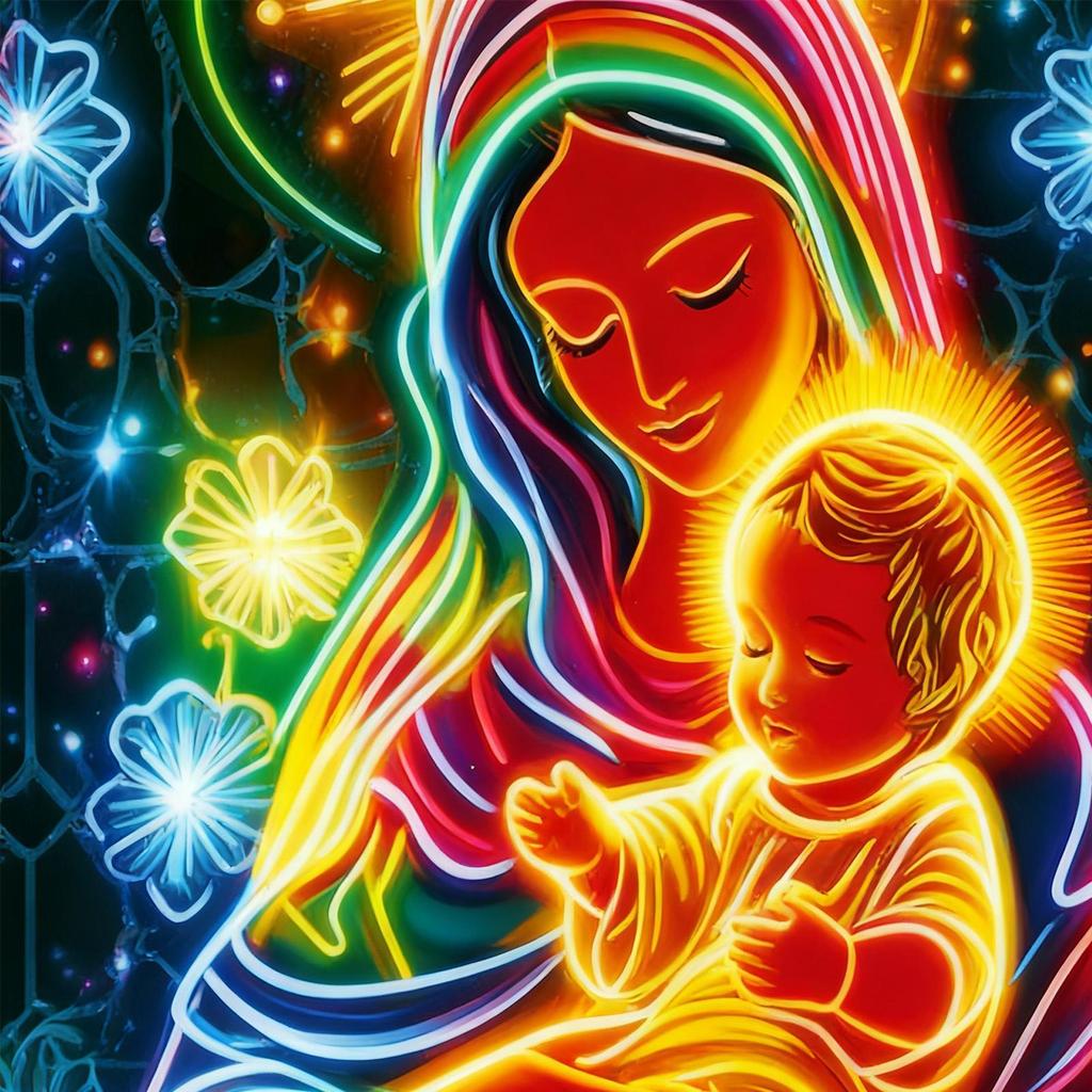 Christmas Door Cover Decoration Large Fluorescent Fabric Jesus Scene Covers Porch Sign Photography Background For Indoor Outdoor