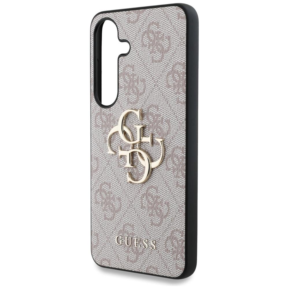 Etui Do Samsung Galaxy S25 Różowe Guess Big 4G Logo Classic Logo