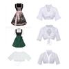 Women's Bavarian Oktoberfest Costume Ladies Traditional Dirndl Blouse Beer Garden Crop Top for Bavarian Oktoberfest