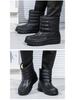Men's Thickened Non-Slip Waterproof Snow Boots – Fleece-Lined and Cold-Proof for Winter Fishing