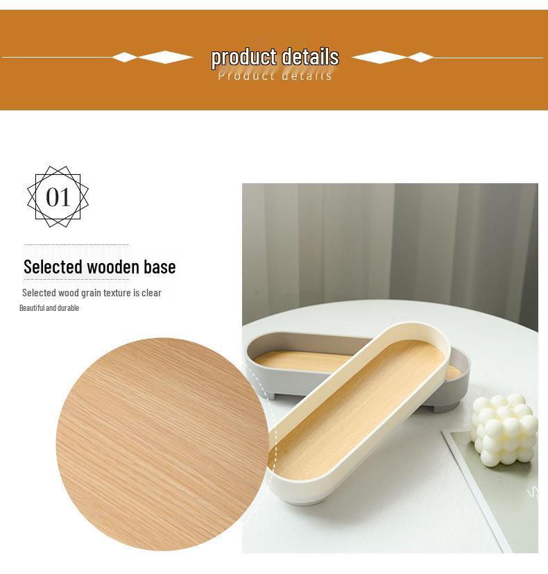 Nordic Desktop Organizer Tray - Incense, Cosmetics & Sundries Holder