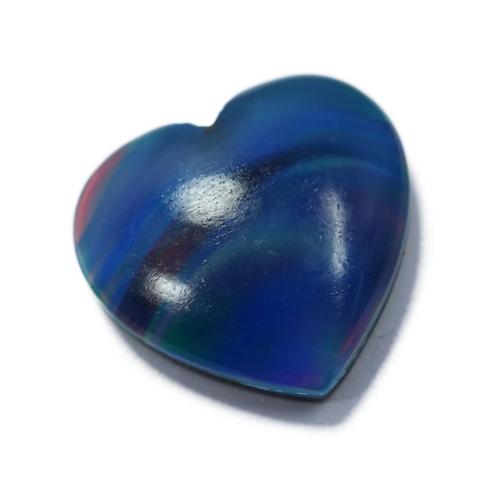 Heart Cut Natural Doublet Opal 18.30 Ct Ring Size Loose Gemstone CERTIFIED