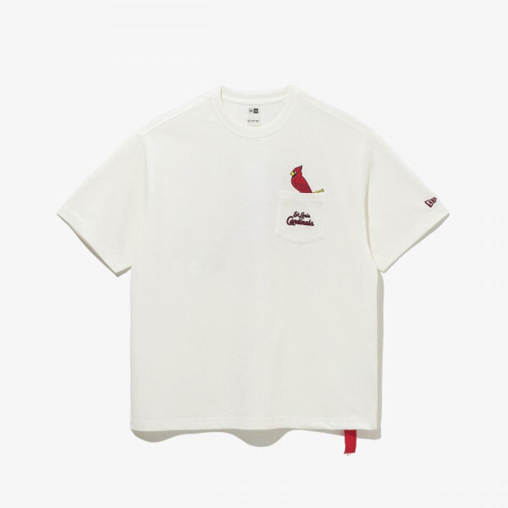 

New Era ST. Louis Cardinals T shirT Off whiTe 14536496 off-white/S