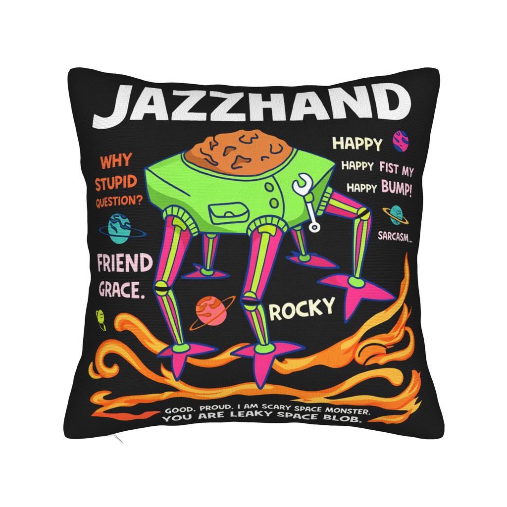 R-Rockys Amazes Pillow Cover Square Cushion Cover Vintage Pillow Case For Sofa Bedroom Home Decor