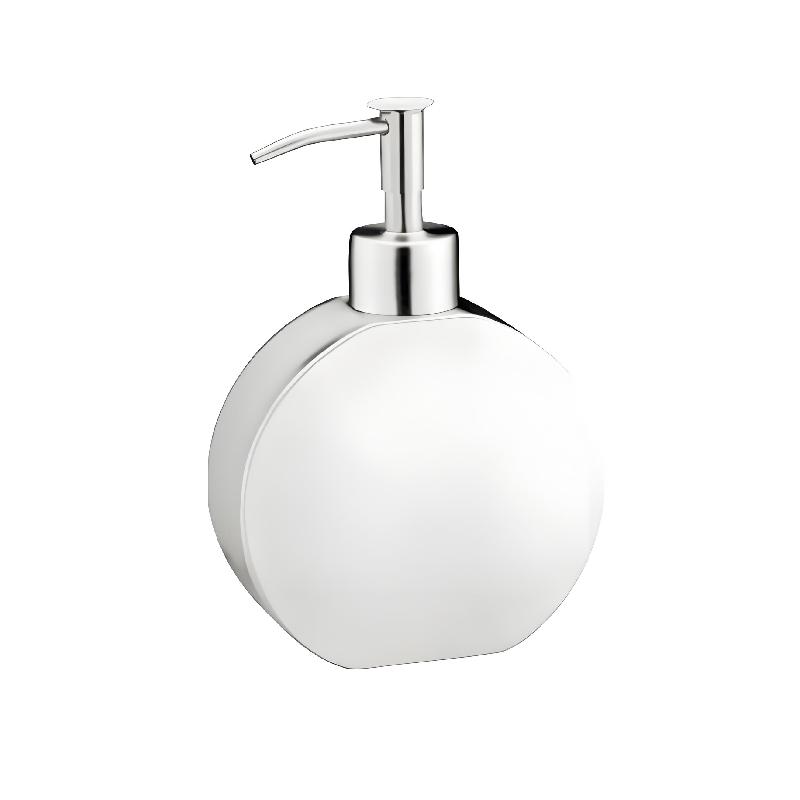 

Stainless Steel Geometric Shaped Hand Sanitizer Lotion Storage Bottle Bathroom Apple