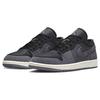 Air Jordan 1 Low SE Craft Inside Out - Czarne Męskie Sneakersy Jasno-Grafitowe Żaglowe Cementowo-Szare DN1635-001