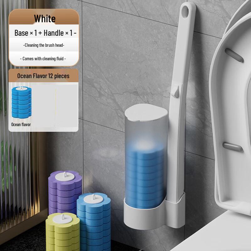 cmaos Wall-Mounted Disposable Toilet Brush Set