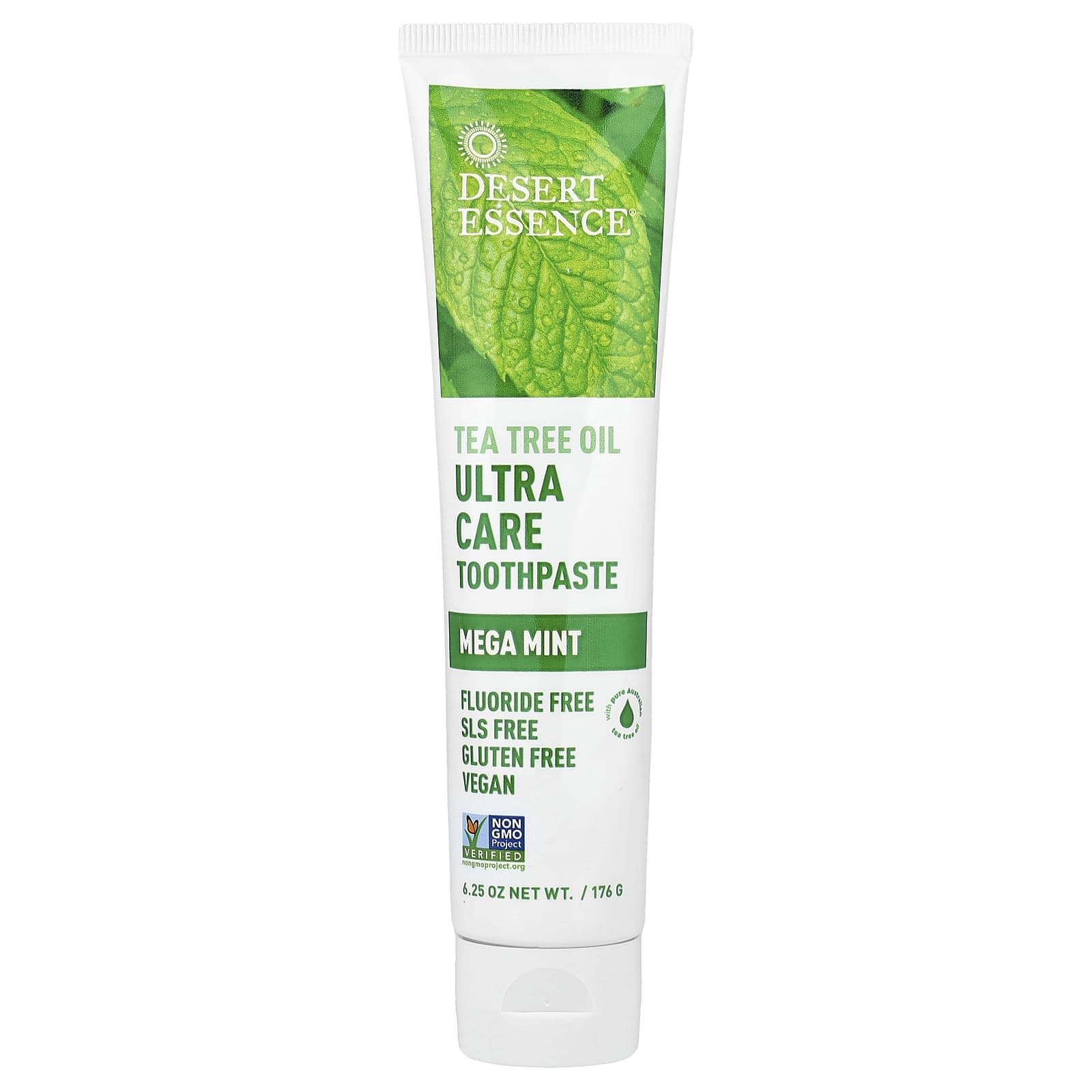 

Tea Tree Oil Ultra Care Toothpaste, Mega Mint, 176G(6.25Oz)
