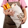 4/6/10pcs Cotton Linen Bread Storage Bag with Drawstring Closure French Bread Packaging and Storage Sack