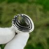 Wedding Gift For Her 925 Silver Natural Labradorite Stackable Adjustable Ring