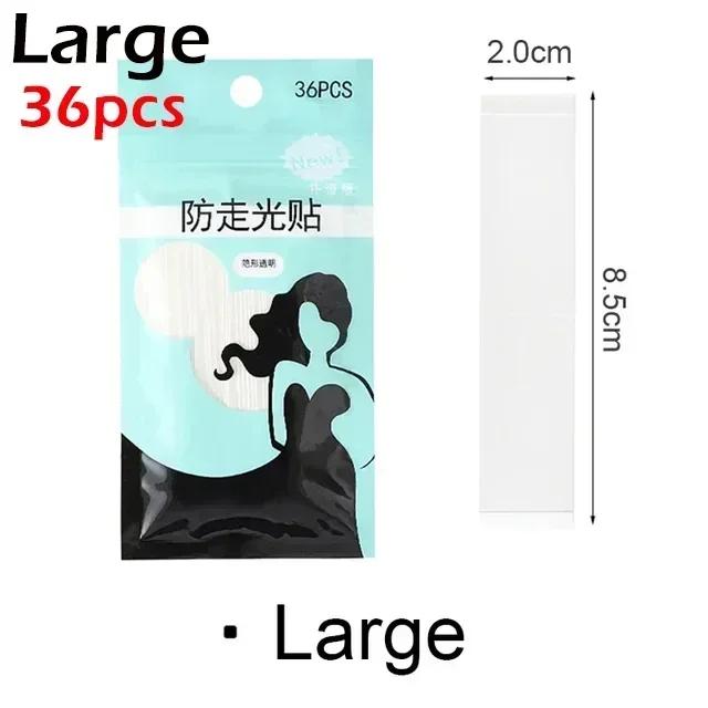 Double-sided Body Tape Self-Adhesive Bra Clothes Dress Shirt Secret Sticker Clear Lingerie Pads Anti-naked Invisible Chest Patch