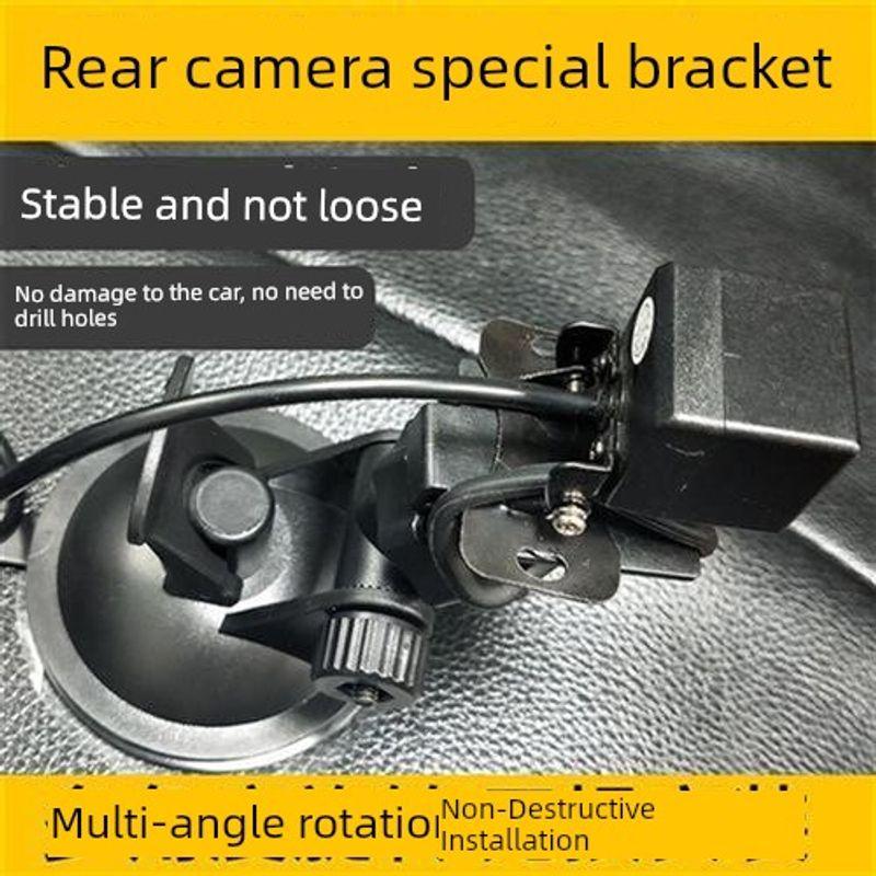 Car Dashcam Rear Camera Mounting Bracket with Suction Cup for Rear View Reversing Image on Rear Windshield Large suction cup rear camera bracket