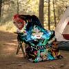 Pătură Personalizată cu Nume - Design cu Personaje Genshin Impact, Pătură pentru Canapea, Pat, Călătorii, Camping - Moale și Călduroasă, Cadou Minunat