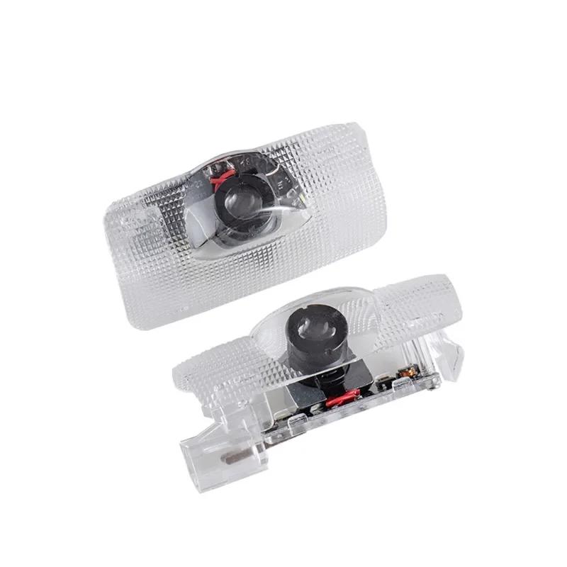 LED Car Logo Door Light Projection Ghost Lamps For Toyota Avalon Camry Highlander Tundra 4 Runner Prius Sienna Sequoia Venza VE4