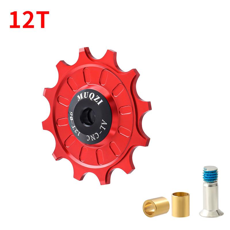 MUQZI 11/12/13/14/15/16/17T Rear Derailleur Jockey Wheel Ceramic Bearing Pulley Guide Wheel For 7/8/9/10/11 Speed