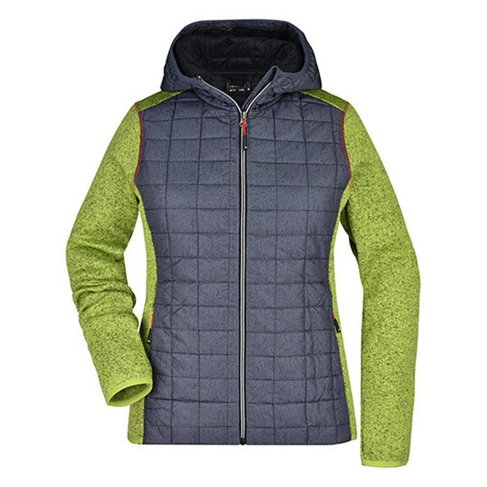 James and Nicholson Womens/Ladies Knitted Hybrid Jacket
