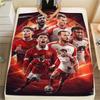 The Gunners Print FlAannel Blanket, High quality Comfortable for All Seasons, Home Decor, Warmth and Comfort