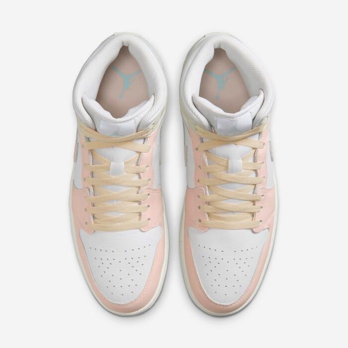 HJ6654-100 Nike Air Jordan 1 Mid Soft Pink (Men's)