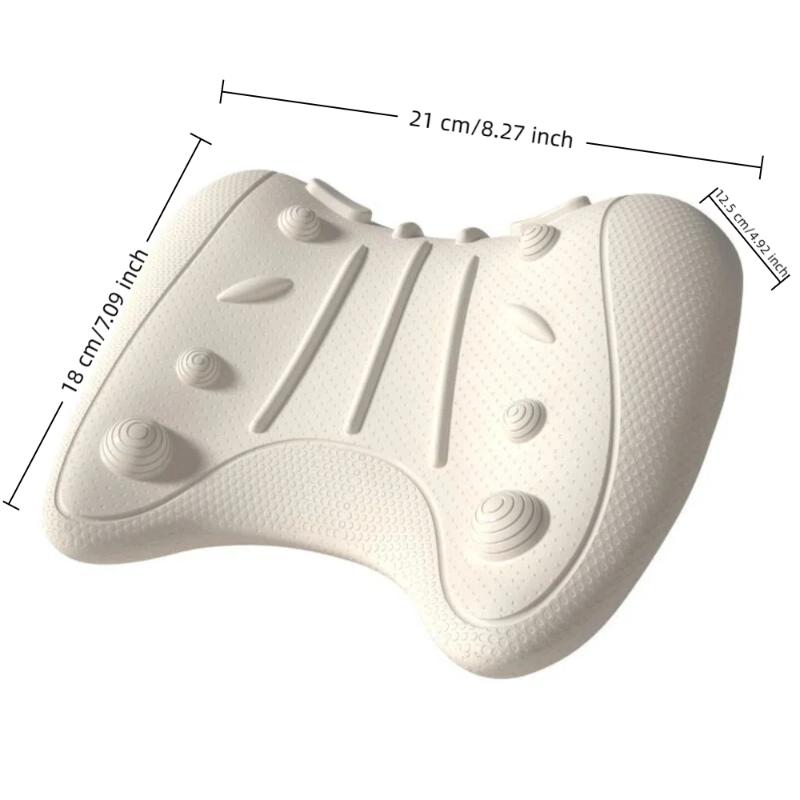 1Pcs Ergonomic Neck And Shoulder Massage Pillow Vertebrae Relax For Home Use Helps Stretch Cervical