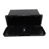 Marine Boat Storage Compartment Multifunctional Lockable ABS Locking Plastic Glove Box with Double Cup Holder Black