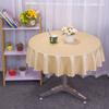 European Style Home Hotel Round Table Cloth Round Tea Table Thickened PVC Blend Waterproof Oil Resistant Washable Table Cloth