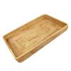 Rattan Tray Tabletop Organization Hand Woven Snack Storage Basket Multifunctional Serving Tray L