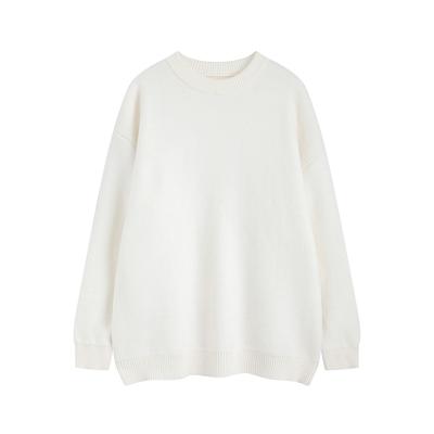 Men's Autumn and Winter Thickened Crew Neck Sweater Japanese Simple and Versatile Men's and Women's Loose Warm Knitted Sweater