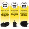 4PCS Drill Brush Cleaner Kit Power Scrubber Electric Brushes Drill Attachment Kit Power Scrub Brush for Cleaning Pool Car