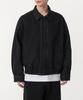 Musinsa Standard Oversized Denim Blouson Jacket [Washed Black]