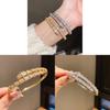 Animal Inspired Jewelry Braided Snake Shape Copper Bracelet With Zirconium Accents For Women