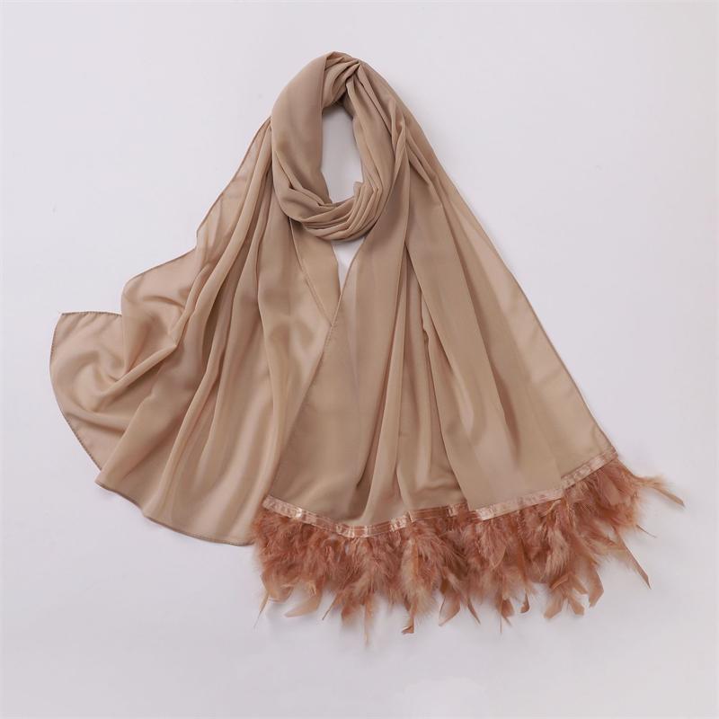 Women Long Solid Muslim Chiffon Hijab Scarf Head Wrap For Female Hijabs Scarves Jersey Hijabs Islamic Turban Headband Shawl