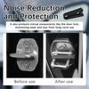 4PCS 2026 New Car Door Lock Cover Pad,Silicone Car Door Latch Covers Shock Absorber Pad with Non-Slip Teeth Design,Universal Cars Doors Lock