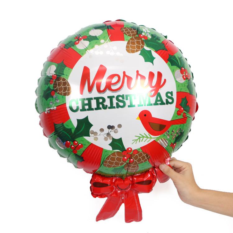 Christmas Party Decoration Set: Santa Claus & Snowman Balloons