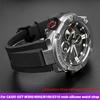 Силіконовий ремінець для годинника з полімеру для Casio G-shock GST-B100 GST-210 GST-W300/400G/S310 Чоловічий спортивний водонепроникний ремінець-браслет