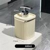 Hand Soap Dispenser 440ML High Beauty Shampoo Shower Gel Split Bottle Press Pump Bottle for Bathroom and Kitchen Soap Dispensor (Color : Beige)