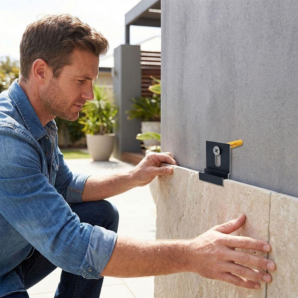 Dry Hanging Clip Ceramic Tile Hanging Fastener Tile Anti Falling Hook  Thin Brick Application