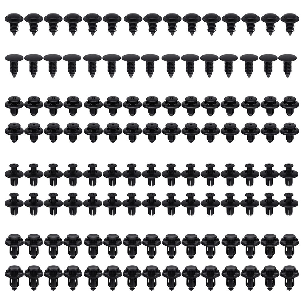 Pack of 210 Car Retainer Clips Bumper Decorative Trim Fastener Rivets
