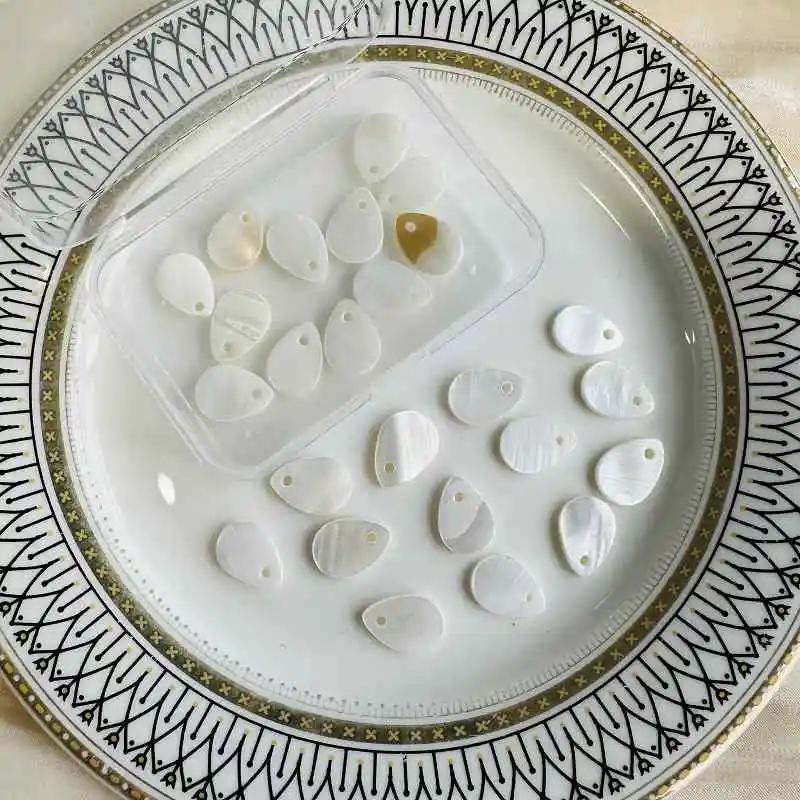 25pc Mother of Pearl Mosaic Tiles Natural Shell Mosaic Pieces for Home Decoration Crafts materials hobbies arte118