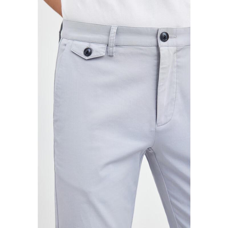 Septwolves Men's Cool-Touch Straight-Leg Casual Trousers