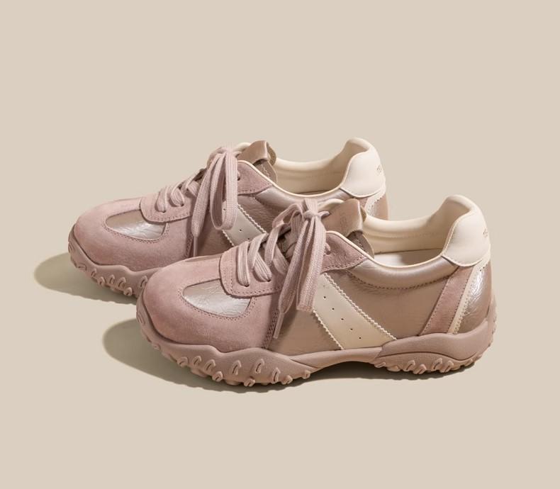 Small man 7cm inner height increase German training shoes women's shoes 2025 spring and summer new thick-soled retro sports and leisure Forrest Gump