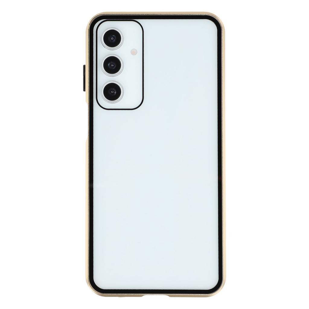 For Samsung Galaxy A16 5G/A16 4G Case with Anti-Spy Screen Protector Tempered Glass Metal Phone Cover Magnetic Clasp