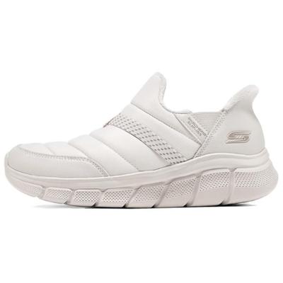 Bobs Sport Comfortable Simple Low-Top Casual Shoes Women Sneakers White 117506-NAT