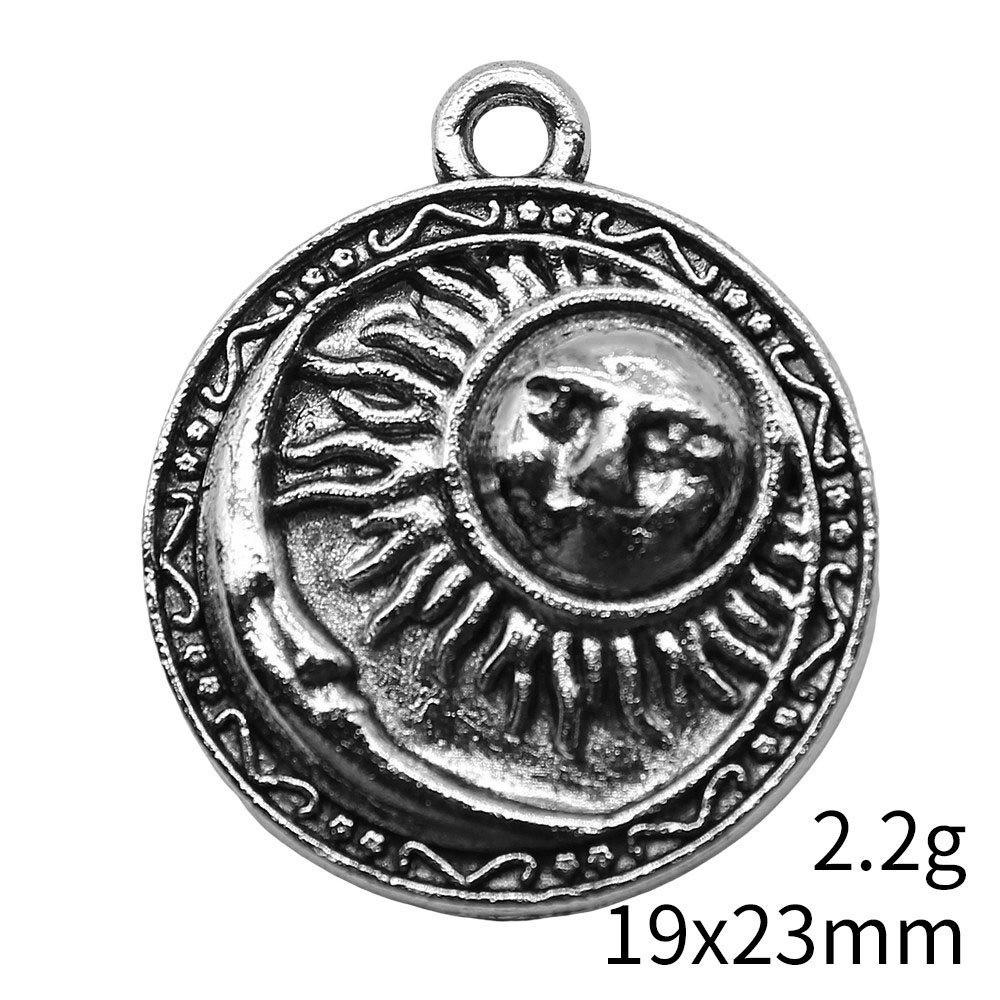 Wedding Anniversary Charms Bag Sun Moon Charms Pendant Items Pendant Set