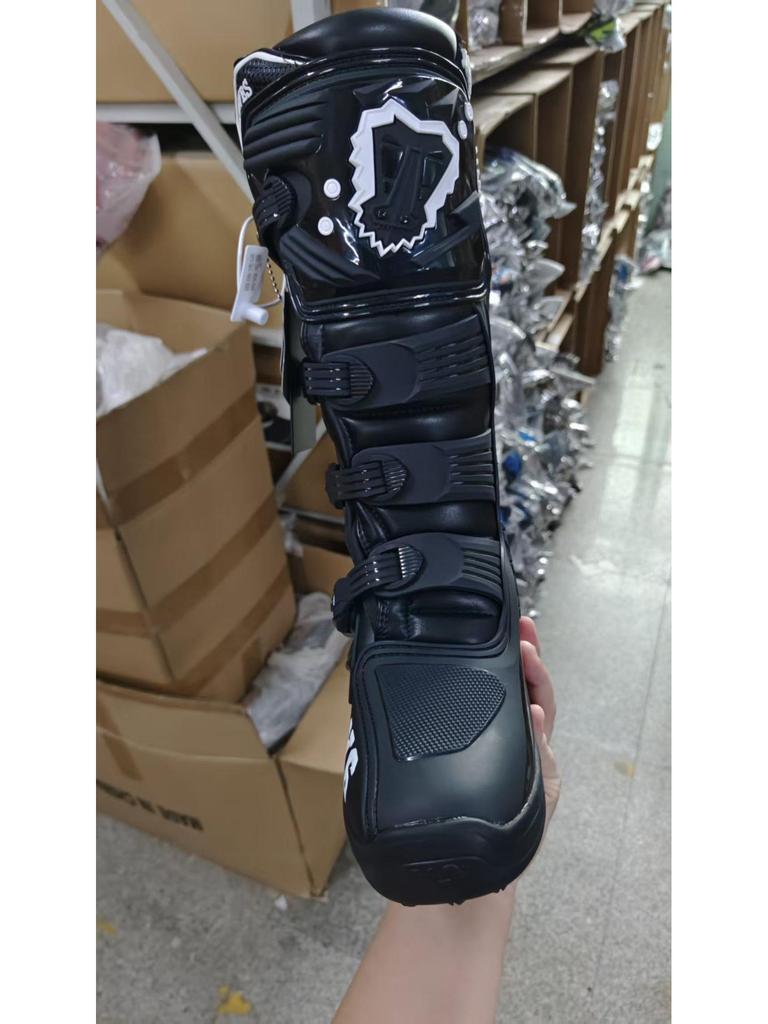 Męskie Buty Motocyklowe Off-Road Nine Wolves - Antypoślizgowe Buty Rajdowe