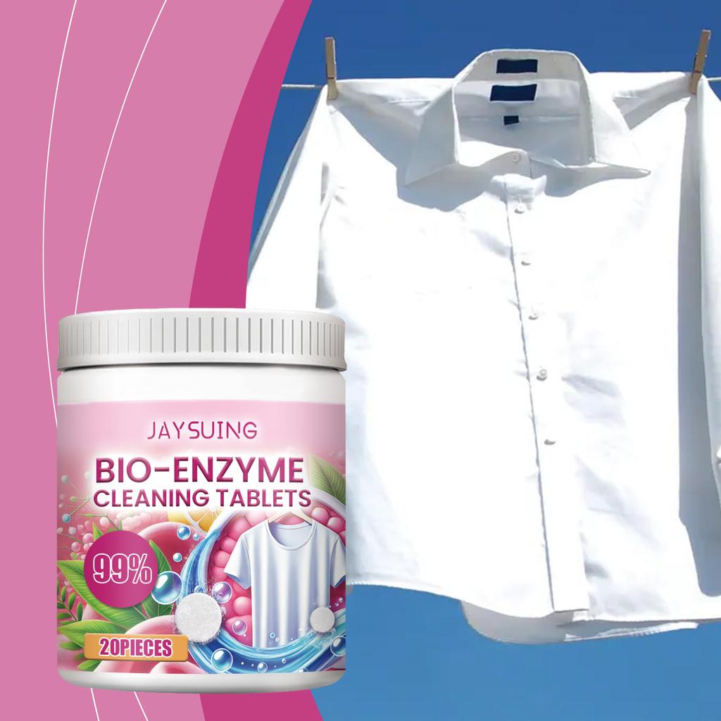 Bio-Enzyme Explosive Salt Cleaning Tablets Plant Enzyme Cleaner Stain Remove Eco Organic Cleaner Instant Powerful Enzyme Cleaner