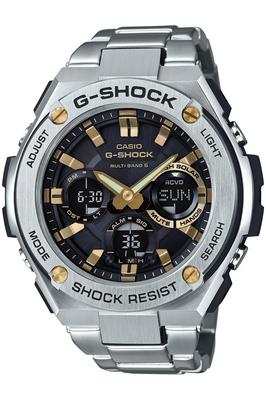 Casio G-Shock G-STEEL Funkgesteuerte Solaruhr GST-W110D-1A9JF Herren Silber [Offizielles japanisches Produkt]