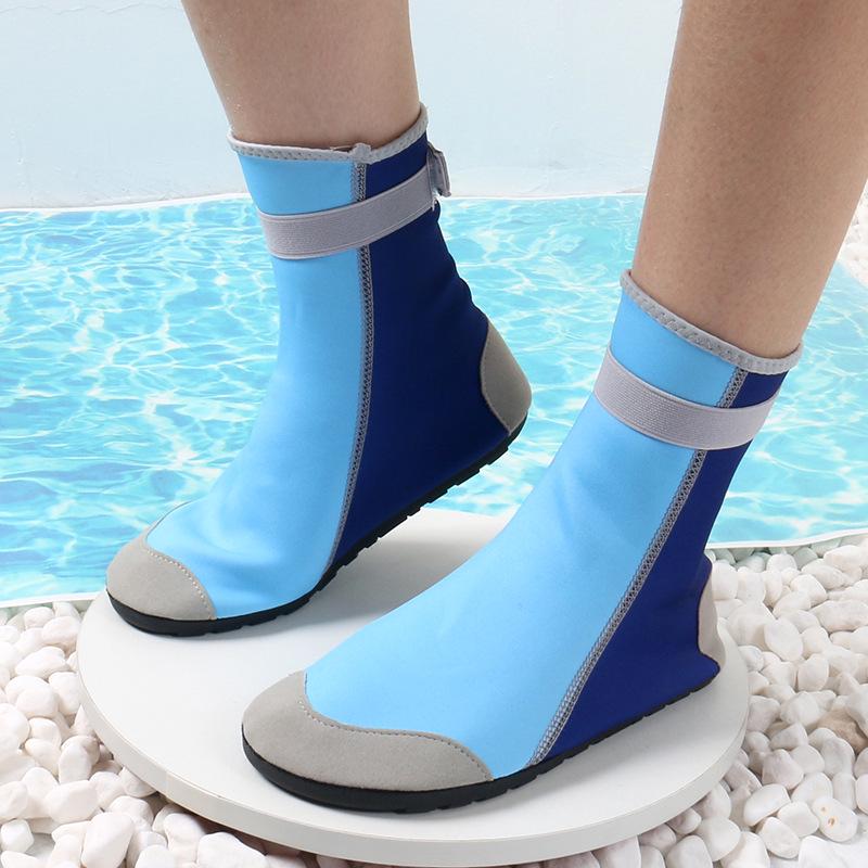 

Взрослая и детская нескользящая обувь для акваспорта - Высокие пляжные ботинки, обувь для дайвинга и каньонинга с мягкой подошвой Adult 42-43 fits 41-42