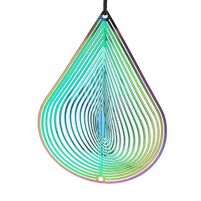 

Скандинавський градієнтний колір 3D обертовий музичний вітер